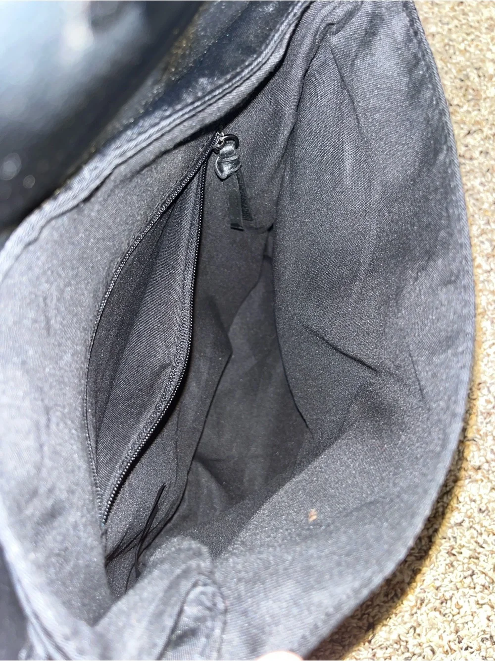Botkier Black Leather-Flap Nylon Backpack